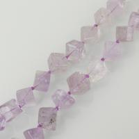 Ametrine Beads, with Purple Chalcedony, purple, nickel, lead & cadmium free, 13x13mm, Hole:Approx 2mm, Approx 27PCs/Strand, Sold Per Approx 18 Inch Strand