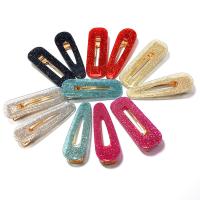 Schnabelspange, Acetat-Blatt, verschiedene Stile für Wahl & für Frau, 68x22x15mm, 10PCs/Tasche, verkauft von Tasche