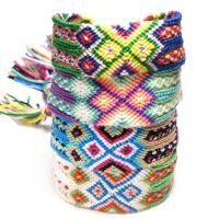 Fil de coton bracelet, pour femme, plus de couleurs à choisir, Longueur:Environ 17.3 pouce, 2Strandstoron/lot, Vendu par lot