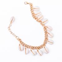 Zinc Alloy Bracelet with Shell plated fashion jewelry & for woman 23mm Sold Per Approx 8.6 Inch Strand