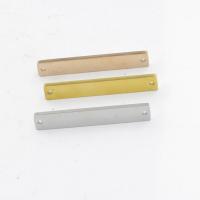 Stainless Steel Connector 304 Stainless Steel Rectangle Approx 1.5mm Sold By Bag