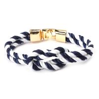 Nylon Cord Bracelets with Zinc Alloy plated vintage & for woman nickel lead & cadmium free 210mm Sold By PC