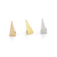 Stainless Steel Beads 304 Stainless Steel Triangle fashion jewelry Sold By Bag