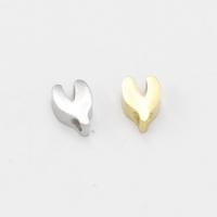 Stainless Steel Beads 304 Stainless Steel Wishbone fashion jewelry Sold By Bag