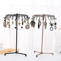 Iron Earring Display plated rotatable & detachable & for woman & hollow Sold By PC
