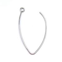 Stainless Steel Earring Hook plated DIY original color Sold By Lot
