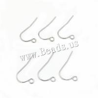 Stainless Steel Earring Hook, plated, DIY & different styles for choice, original color, 100PCs/Lot, Sold By Lot