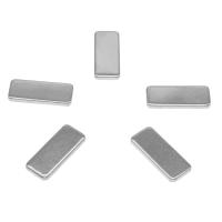 Stainless Steel Cabochon Setting, Rectangle, original color, nickel, lead & cadmium free, 11x2.80x2mm, Approx 50PCs/Lot, Sold By Lot