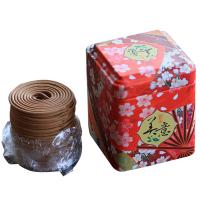 Natural Fragrant  Incense Cones , Sandalwood, plated, 120min burning & random style, 70x83mm, 48PCs/Box, Sold By Box
