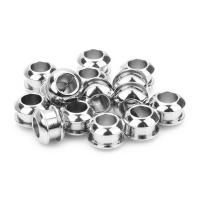 Stainless Steel Spacer Beads, Column, large hole, 9X7mm, 10PCs/Bag, Sold By Bag