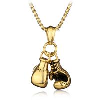 Zinc Alloy Jewelry Necklace zinc alloy lobster clasp Boxing Glove plated Unisex Sold Per Approx 20 Inch Strand