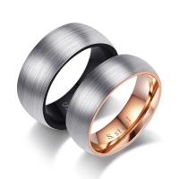 Titanium ocel pár kroužek, módní šperky & různé velikosti pro výběr & za pár, více barev na výběr, Velikost:7-12, Prodáno By PC