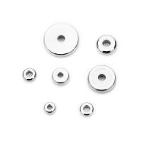 Stainless Steel Spacer Beads Flat Round original color Approx Sold By Bag