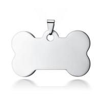 Stainless Steel Pendants Dog Bone plated nickel lead & cadmium free Approx 2-5mm Sold By PC