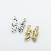 Zinc Alloy Pendants Peanut plated nickel lead & cadmium free Approx 2mm Sold By Bag