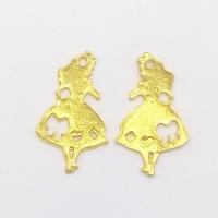 Character Zinc Alloy Pendants Girl gold color plated nickel lead & cadmium free Approx 1mm Sold By Bag