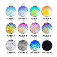 Stainless Steel Pendants 304 Stainless Steel with Resin plated fashion jewelry Sold By Bag