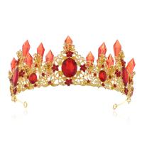 Bridal Tiaras Zinc Alloy with Crystal plated for bridal & with rhinestone nickel lead & cadmium free 325*80mm Sold By PC