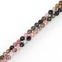 Tourmaline Beads, natural, different size for choice, multi-colored, nickel, lead & cadmium free, Hole:Approx 1mm, Length:Approx 16 Inch, 5Strands/Lot, Approx 176PCs/Strand, Sold By Lot