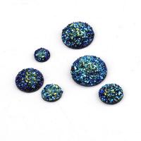 Resin Rhinestone Sticker fashion jewelry & DIY sapphire 3.30mm Sold By Bag