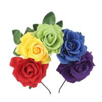 Hair Bands, Cloth, Flower, fashion jewelry & for woman, more colors for choice, 110mm, Sold By PC
