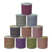 Cuerda de Nylon, cordón de nylon, con carrete de plástico, más colores para la opción, libre de níquel, plomo & cadmio, 3mm, aproximado 10m/UD, Vendido por UD