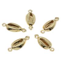 Brass Jewelry Connector, gold color plated, 1/1 loop, nickel, lead & cadmium free, 18x7mm, Hole:Approx 2mm, Approx 100PCs/Bag, Sold By Bag