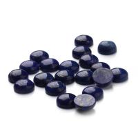 Lapis lazuli cabochon, normes différentes pour le choix & dos plat, 20PC/sac, Vendu par sac