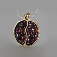 Zinc Alloy Jewelry Necklace with Gemstone Garnet gold color plated for woman red Length Approx 21 Inch Approx Sold By Lot