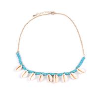 Shell Necklaces with turquoise fashion jewelry & for woman Sold Per Approx 18.8 Inch Strand