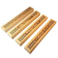 Phyllostachys Pubescens Incense Burner Rectangle half handmade for home and office & durable & hollow nickel lead & cadmium free Sold By PC