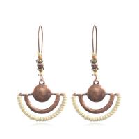 Zinc Alloy Drop Earrings plated Bohemian style & for woman & hollow Sold By Pair