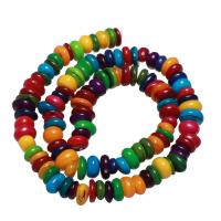 Shell Beads, mixed colors, 6x4mm-9x5mm, Hole:Approx 0.8mm, Approx 112PCs/Strand, Sold By Strand