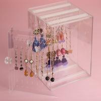 Acrylic Earring Display with Polystyrene injection moulding & transparent Sold By PC