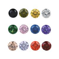 Cubic Zirconia Náušnice Stud Component, Diamant, DIY & různé velikosti pro výběr, více barev na výběr, Prodáno By PC