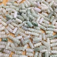 Natural Jadeite Beads Bamboo polished DIY Sold By Bag