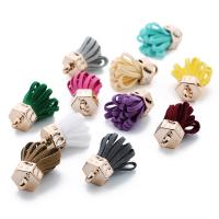Velveteen Tassel Earring Findings, DIY, more colors for choice, 20PC/Bag, Sold By Bag