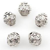 Zinc Alloy Jewelry Beads antique silver color plated Approx 2mm Approx Sold By Lot
