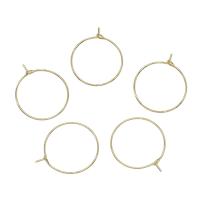 Brass Lever Back Earring Component, gold color plated, nickel, lead & cadmium free, 20x24mm, 80PCs/Bag, Sold By Bag