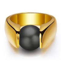 Prst prsten z nerezové oceli, Nerez, s Kočky Eye, á, módní šperky & různé velikosti pro výběr & pro ženy, více barev na výběr, 10.50mm, Velikost:6-10, Prodáno By PC