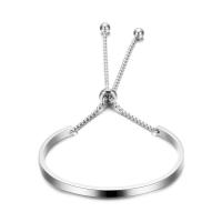 Stainless Steel Jewelry Bracelet, plated, Adjustable & fashion jewelry & for woman, more colors for choice, 2mmuff0c62mm, Inner Diameter:Approx 62mm, Sold By Strand