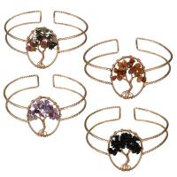 Brass Cuff Bangle with Gemstone plated & for woman nickel lead & cadmium free 35mm 12mm Sold By Strand