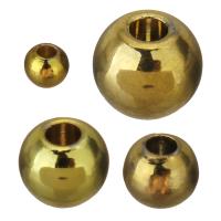 Brass Jewelry Beads gold color plated high quality plated nickel lead & cadmium free Sold By Lot