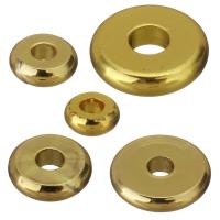 Brass Jewelry Beads, gold color plated, high quality plated & different size for choice, nickel, lead & cadmium free, 50PCs/Lot, Sold By Lot