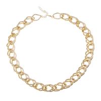 Stainless Steel Jewelry Necklace gold color plated fashion jewelry & Unisex Sold By Strand