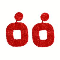 Seedbead Drop Earring fashion jewelry & for woman nickel lead & cadmium free Sold By Pair