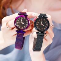 Femmes montre-bracelet, acier inoxydable, avec verre & alliage de zinc, pour femme, plus de couleurs à choisir, Longueur Environ 9.4 pouce, Vendu par PC