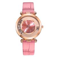 Women Wrist Watch PU Leather with Glass & Zinc Alloy fashion jewelry & for woman Sold By PC