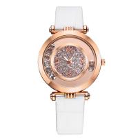 Women Wrist Watch PU Leather with Glass & Zinc Alloy for woman nickel lead & cadmium free Sold By PC