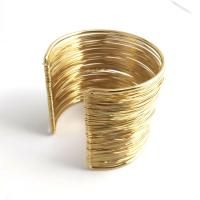 Tibetan Style Cuff Bangle, plated, Korean style & for woman, more colors for choice, nickel, lead & cadmium free, Inner Diameter:Approx 55mm, 2PCs/Lot, Sold By Lot